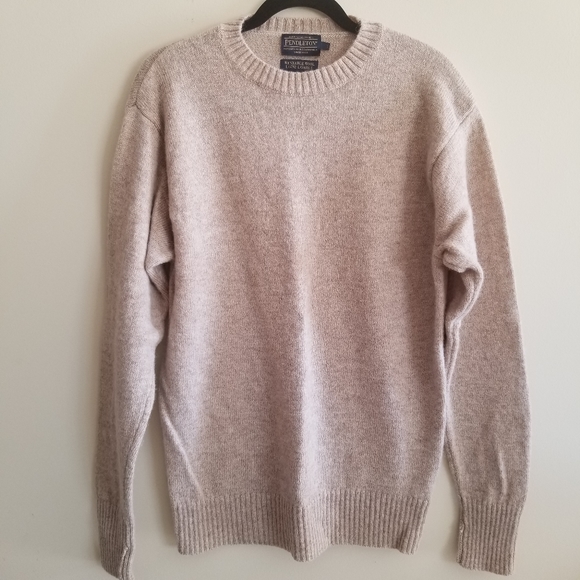 Pendleton Other - Pendleton oatmeal shetland wool sweater size L